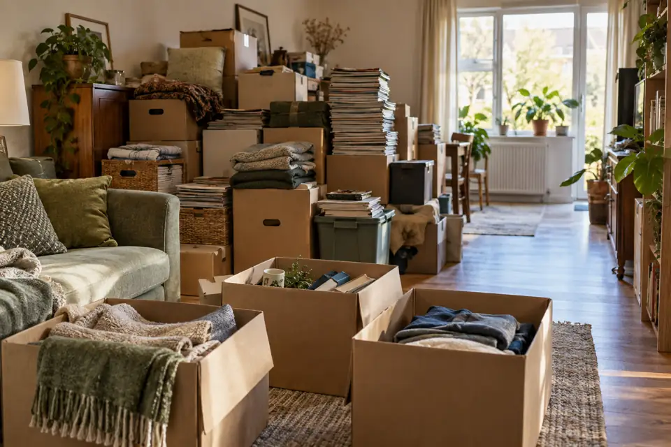 Sfeerbeeld: spullen ordenen bij verzamelproblematiek